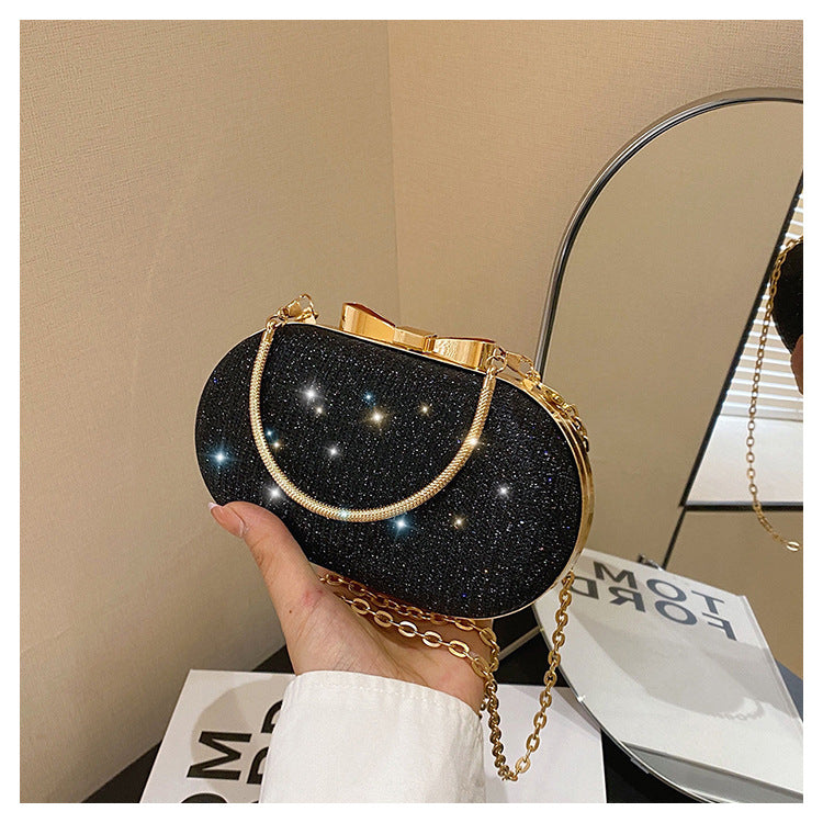 Wholesale Chain Shiny Banquet Crossbody Bag Handbag